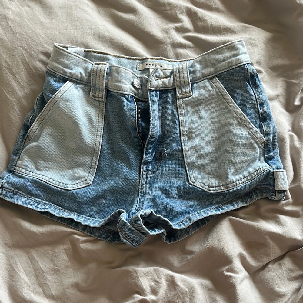 PacSun Blue Jean Shorts with Relaxed Fit